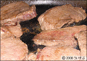 鹿肉のステーキ 鹿肉のステーキ
