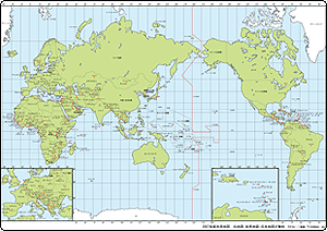 世界地図の 白地図 ういすぷのその時日記 ういすぷの箱庭
